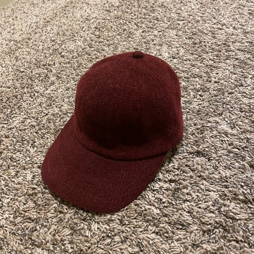 Corduroy Burgundy Cap